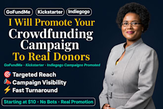 do gofundme promotion to reach supportive donors, crowdfunding promotion
