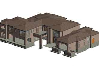 create a professional 3d bim architectural model in autodesk revit