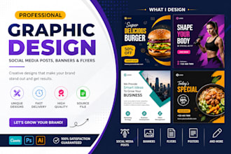 create professional social media post designs for your business