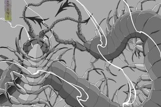 digital illustrator focused on dark art