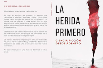 design a cinematic book cover for ebook, kindle and print