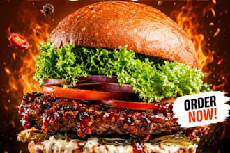 design premium food flyer and restaurant poster etc