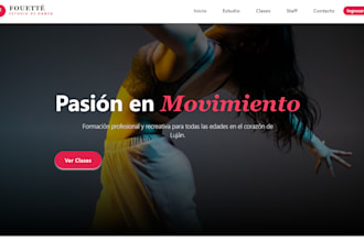 design a striking and responsive business landing page