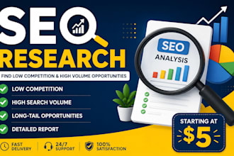 do SEO keyword research and find low competition