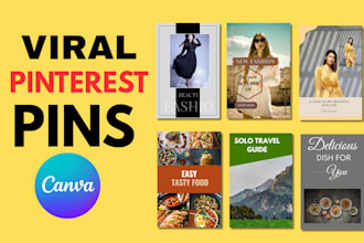 create professional viral pinterest pins in 3 hours with canva