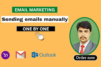 send 500 emails manually one by one