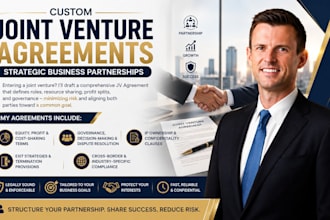 draft joint venture, partnership and shareholder agreement