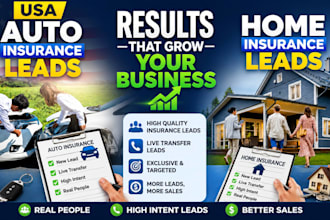 provide USA auto insurance leads and home insurance leads
