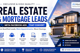 generate exclusive real estate and mortgage leads using meta facebook ads