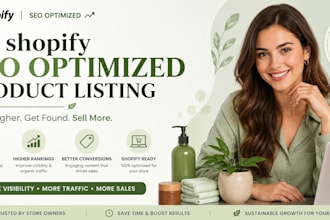 seo optimzed shopify product listing