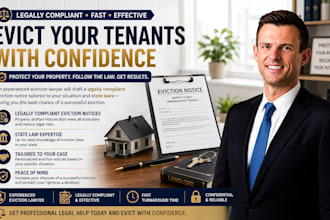 be your professional lawyer draft eviction notice