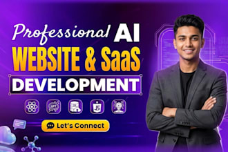develop ai websites  , ai web apps , ai chatbots  saas apps and custom websites