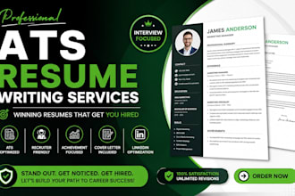 provide winning ats resume, cv and cover letter