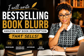 write a bestselling book blurb or amazon kdp book description that sells