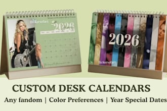 create custom calendar of any theme with special dates