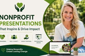 design nonprofit presentation,fundraising powerpoint ngo grant proposal deck