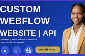 design a custom responsive webflow website