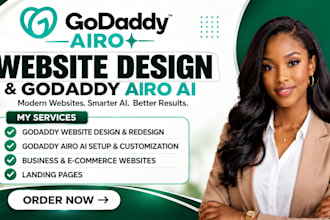 godaddy website design godaddy website redesign godaddy airo