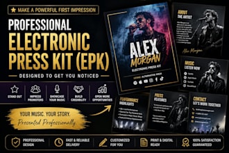 sign a premium electronic press kit epk that elevates your artist brand
