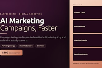 create an ai powered marketing campaign that converts fast
