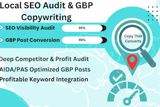 do a local SEO audit and gbp copywriting