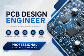 design pcb schematic, layout and circuit design in altium
