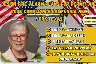 design fire alarm plans for permit and code compliance texas california new york