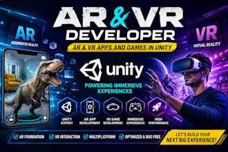 augmented reality ar apps and games using unity