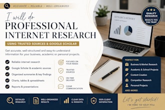 do accurate internet research with trusted sources