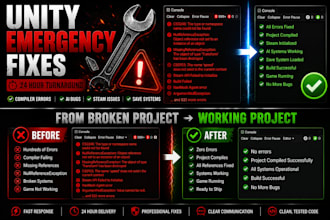 fix emergency unity bugs