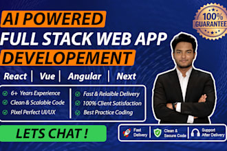 develop react and nextjs website