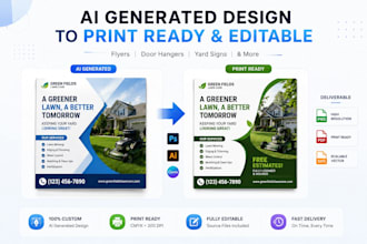 convert ai generated designs into print ready editable file