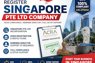 register your singapore company pte ltd with acra compliance, nominee director