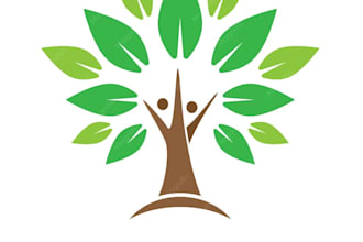 be your professional tree logo designer for any graphic design