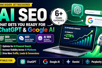 optimize your website for chatgpt, google ai, gemini, GEO, aeo and SEO