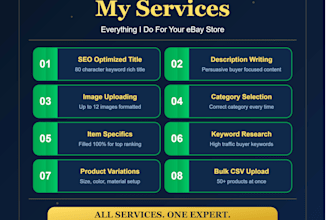 do bulk ebay product listing and upload services