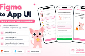 convert figma into swiftui or flutter app screens