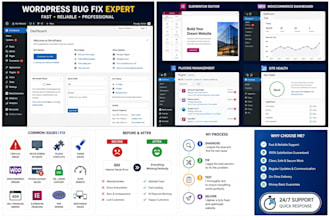 fix wordpress bugs and errors