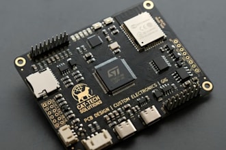 do pcb design, circuit schematic, pcb layout, embedded systems and 3d pcb