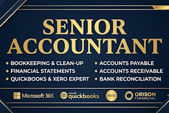 be your senior accountant and prepare financial statements