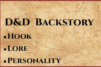 write a compelling dnd backstory with hooks and lore