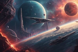 sci fi illustration and sci fi art