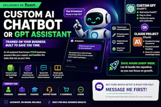 build a custom ai chatbot or gpt assistant trained on your business