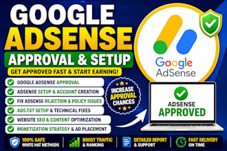 setup google adsense fix adsense approval for  website issues SEO articles