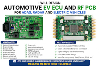 do automotive ev ecu and rf pcb for adas, radar and electric vehicles