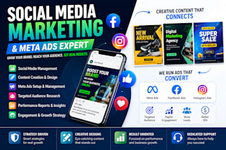 manage facebook ads instagram marketing and content