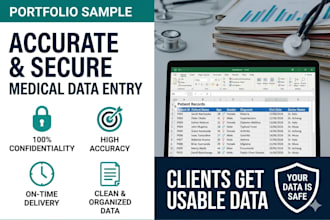do accurate medical data entry, emr, ehr and healthcare records management