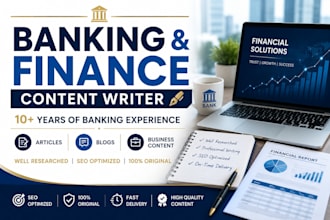 professional banking and finance articles and blog posts