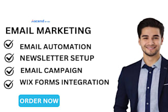 do wix ascend email marketing wix crm automation email newsletter campaign