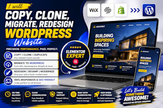 copy clone migrate wordpress website redesign wordpress website revamp wordpress